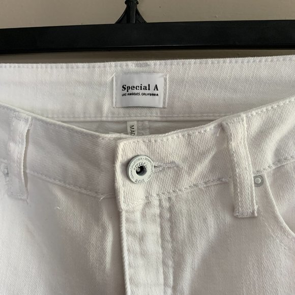 White Bootcut Jeans - Picture 7 of 11